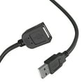thumbnail image 4 of Cmple - USB Extension Cable 10ft USB 2.0 Cable Male to Female Type A USB Extender for External Hard Drive, Web Cam, HDD, Printer - Black, 4 of 9