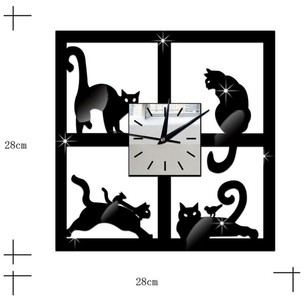 Pegatina para el hogar Reloj de pared Reloj de pared de diseño moderno