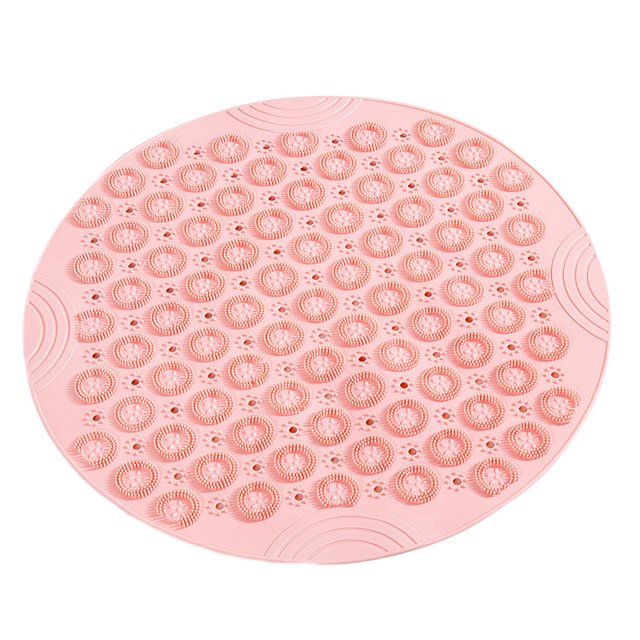 Monstrate Alfombrilla de ducha antideslizante - Manténgase seguro y cómodo en la ducha Lavable a máquina - Alfombrilla de ducha antideslizante Juegos de accesorios de baño Rosa, 1 30 cm * 30 cm