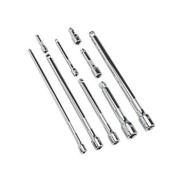 Drive Car Wobble Socket Extension Bar Hand Tool Set Kit Box 1/4" 3/8" 1/2"