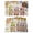 Beige, variant on Watercolor Gnomes Floral Placemats Set of 12, Spring Butterflies Flowers Pink Plaid Placemats for Dining Table, Place Mats for Kitchen Tabletop, Waterproof Wipeable Dining Table Mats Set
