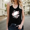 thumbnail image 2 of Pompotops Women's Pullover Sleeveless Printing Solid Color Vest Tops, 2 of 4