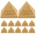 thumbnail image 1 of 12 Pcs Décoration de Table Pyramide en Résine Ornement Égyptien Doré 1.1 Po pour Modèle d'Architecture, 1 of 8