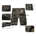 thumbnail image 3 of Bermuda Shorts Hombre Verano Casual Playa Cargo A Cuadros, 3 of 5