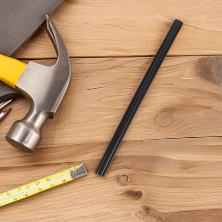 RENACLIPY Black Hot Melt Adhesive Glue Sticks 12Pcs High Strength Resin Craft Glue for Projects and Repairs