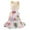 Egg 2, variant on WBQ Easter Dog Dress, Small Dog Girls Holiday Easter Bunny Eggs Pattern Dresses with Bow,Cat Clothing Puppy Dresses Doggy Costume S-XL