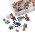thumbnail image 4 of 1Set Cheriswelry DIY Star Wishing Bottle Making Kits with Glass Bottles and Natural & Synthetic Gemstones Chip Beads and Cork Stopper Bottle: 25x20x12mm Hole: 6mm 20pcs/set, 4 of 8