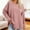 Pink, variant on Zunfeo Waffle Long Sleeve Shirts for Women Casual Oversized Fall Tops Lightweight Pulover Sweatshirts Green L
