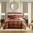thumbnail image 2 of Croscill Classics Galleria 4 Piece Red Comforter Set in Red King, 2 of 13