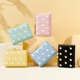 thumbnail image 5 of MINKUROW Wallet for Women,Flower Womens Wallet Card Holder,Small Trifold RFID Blocking Purse,Cute Small Leather Pocket Wallet for Women,Girls,Ladies (Baby Pink), 5 of 6