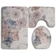 thumbnail image 1 of ABPHQTO Rosa de papel Juego de alfombras de baño de 3 piezas Alfombra de baño Alfombra de contorno y tapa de inodoro ABPHQTO Cont-CHAPPLE-37129, 1 of 2