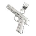 thumbnail image 2 of JOYARIS Dije Chica Doble Vista Pistola Revolver Plata Ley 925 DM-0001323, 2 of 2