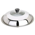 thumbnail image 1 of maskred Wok Lid For Easy Cooking Heat-resistant Easy To Clean And Long-lasting Dustproof silver 34, 1 of 6