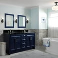 thumbnail image 2 of Bellaterra Home 400700-61D-BU-BGR 61 in. Galaxy Granite Rectangle Sink Double Vanity, Blue & Black, 2 of 2