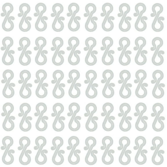 200PCS Plastic Gutter Hooks, S Clips for Christmas Lights, Outdoor Decorations Outdoor Seasonal Lighting Hooks