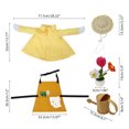 thumbnail image 3 of Gardener Theme Porch Gooses Decoration Costumes Set Outdoor Garden Gooses Dress Up Outfit For Porch Decoration, 3 of 6