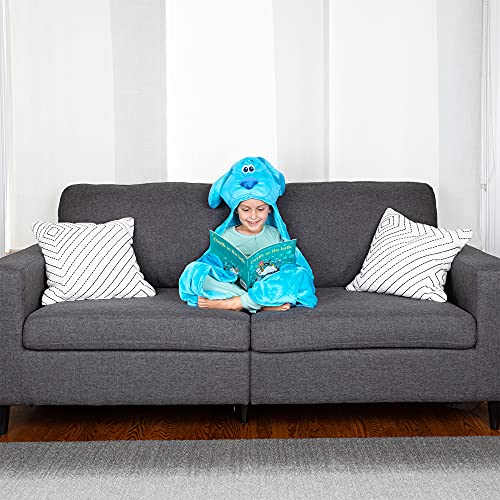 Blue's Clues Kids Hooded Throw Blanket, Wearable Plush