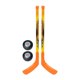 thumbnail image 4 of Juego de mini palos y pelotas de hockey, juguetes deportivos, desarrollo de habilidades, juego interactivo, palos de hockey de suelo, equipo de entren, 4 of 8