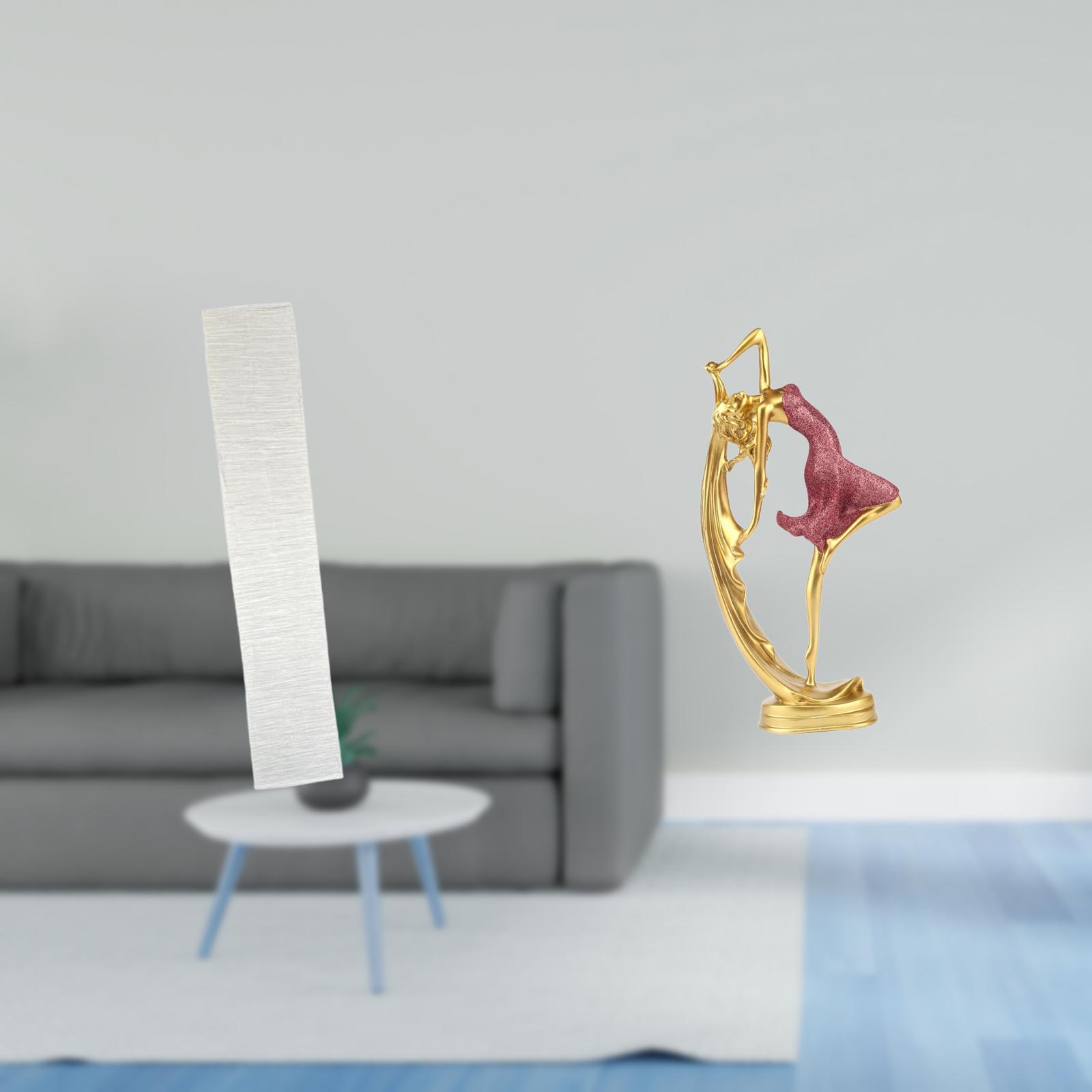 Floor Lamp Shade Ballet Statue Dancer Figurine Creative Paper Material for Home Living Room Bedroom Office Décor