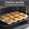 thumbnail image 4 of COOK WITH COLOR 14-Piece Stainless Steel Non-stick Bakeware Sets with Cookie Sheets and Baking Pans, 4 of 9