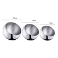 thumbnail image 2 of ROMANSENTIAL Fruit Bowl 18Cm Diameter 1Pack Stainless Steel for Home Use and Catering Silver Color, 2 of 8