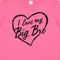 thumbnail image 4 of Inktastic I Love My Big Bro in Black Chalk Heart Boys or Girls Baby T-Shirt, 4 of 5