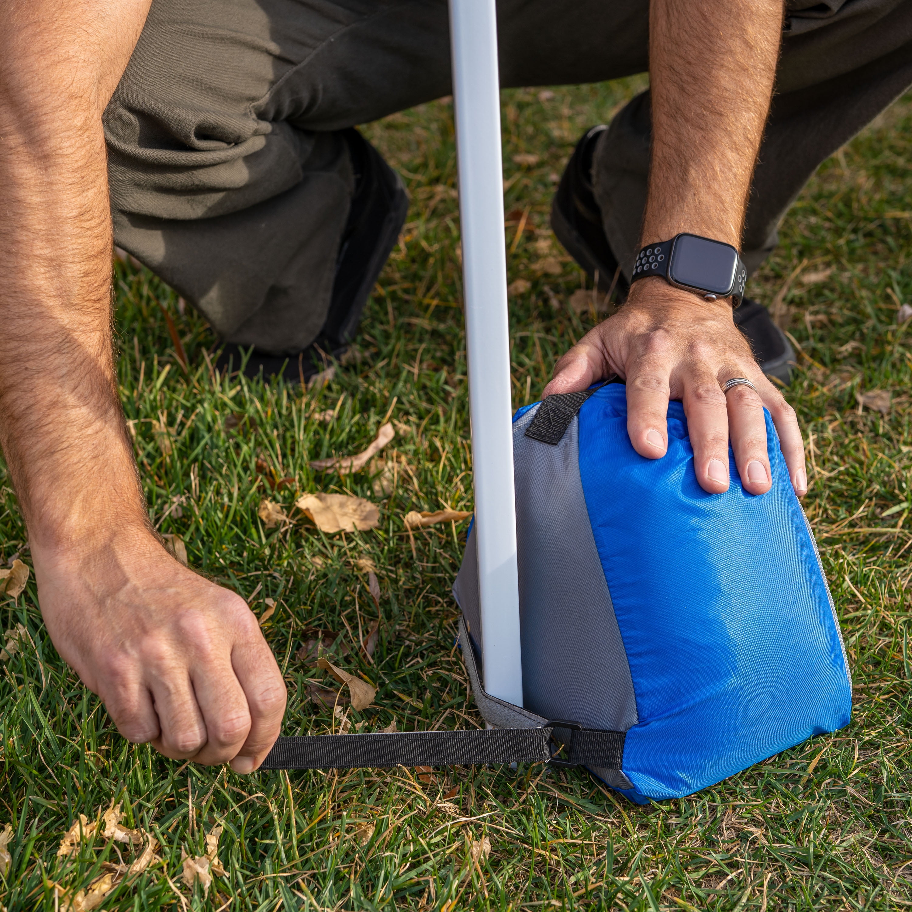 Ozark Trail Poly Oxford 9" Sandbag Tent and Canopy Stakes (4 Pack) for any size Tent or Canopy