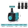 thumbnail image 2 of Flmtop Low Power Consumption Submersible Pump Aquarium Fish Tank Water-cooled Filter, 2 of 9