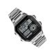 thumbnail image 1 of Reloj deportivo SKMEI de acero inoxidable para hombre, resistente al agua hasta 5 ATM, digital, retroiluminado, cronógrafo, 1 of 8