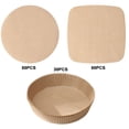 thumbnail image 2 of Air Fryer Baking Mats, 130pcs Hygienic Baking Paper Mats Oil Proof   for Cooking for Pot, 2 of 8