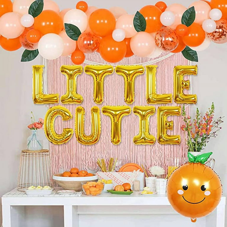 Little Cutie Baby Shower Decorations, 173PCS Orange Balloon Garland Arch  kit, Macaron Pastel Orange Balloons, White Balloons for Baby Shower  Tangerine Theme Fruit Birthday Party Decorations - Yahoo Shopping