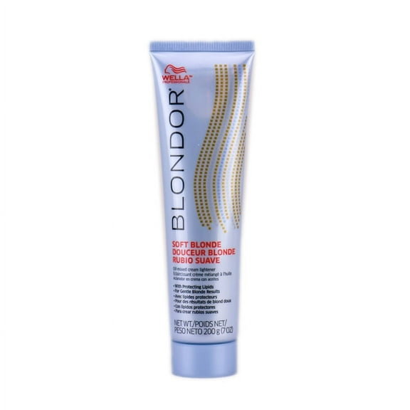 Wella Professionals Blondor Soft Blonde Oil Mixed Cream Lightener (Size : 7 oz)
