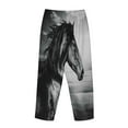 thumbnail image 5 of Kll Womens Running Horse Print Pajama Pants Soft Pajama Bottoms For Women Cozy Lounge Pants, 5 of 9