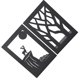 thumbnail image 4 of Sujetalibros de Metal para escritorio, estantería de almacenamiento para libros, documentos, divisor, suministros para manualidades (árbol, ciervo), 2 uds., 4 of 5