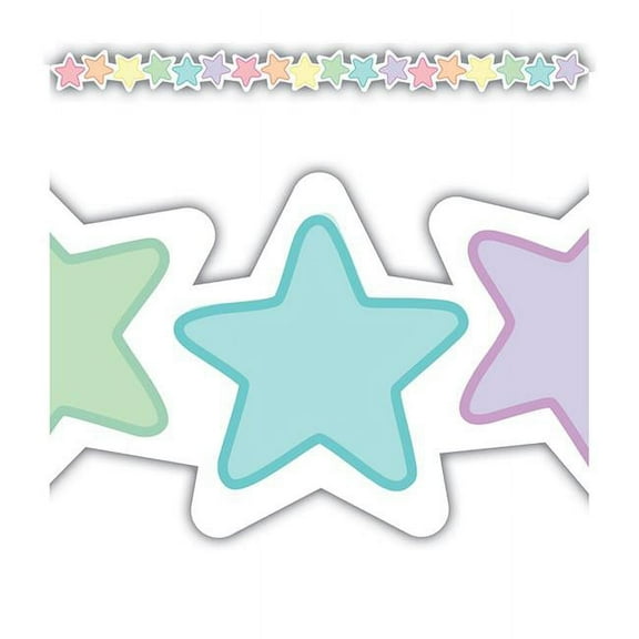 Pastel Pop Stars Die-Cut Border Trim [TCR8432]