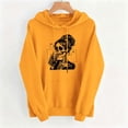 thumbnail image 4 of Molidfa Womens Line Art Skull Hoodie Cool Graphic Oversized Halloween Sweatshirt, 4 of 5