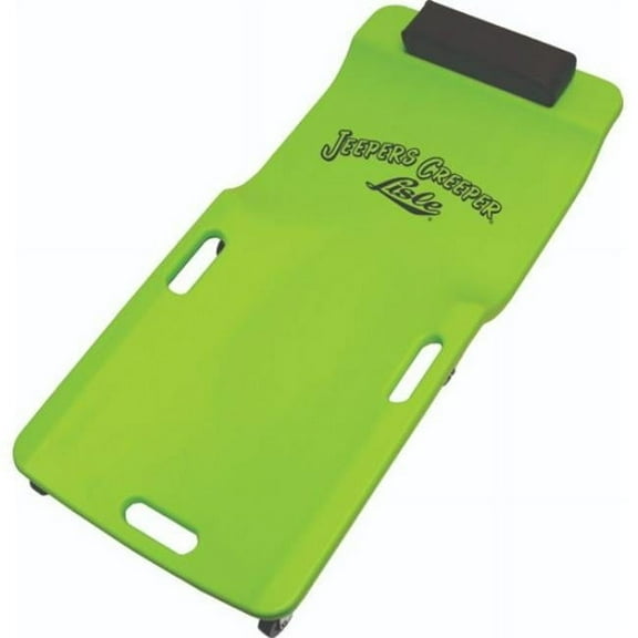 Lisle LIS-99102 Low Profile Plastic Creeper, Neon Green