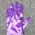 thumbnail image 3 of Yesbay 1 Pair Long Gloves Silky Material Fancy Dress Gloves Wedding Dress Photography Accessories, 3 of 9