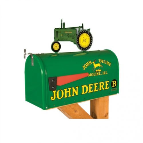 Tractor Mailbox with Topper John Deere Model B
