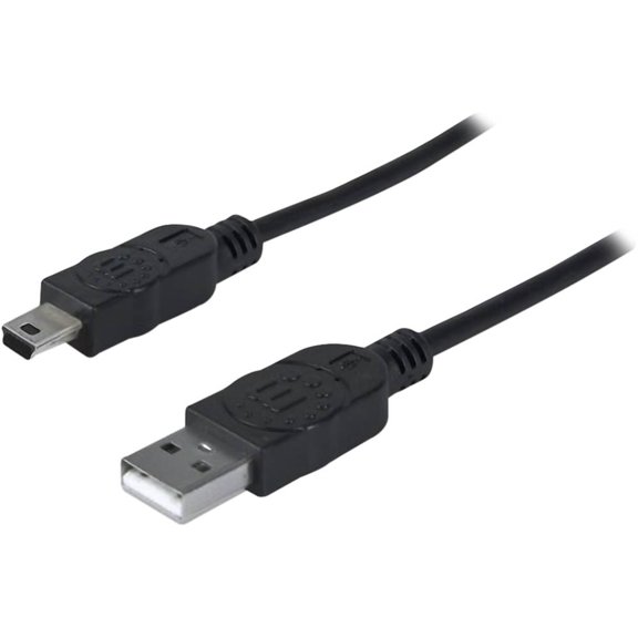 Cable Manhattan USB tipo A macho a USB tipo B mini de 5 pines, 1.8m. Manhattan 333375