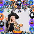 thumbnail image 3 of Halloween Birthday Decorations Halloween Party Supplies Set Include Banner, Balloons, Hanging Swirls,Cake Topper, Cupcake Toppers for  Birthday Party Decorations, 3 of 10