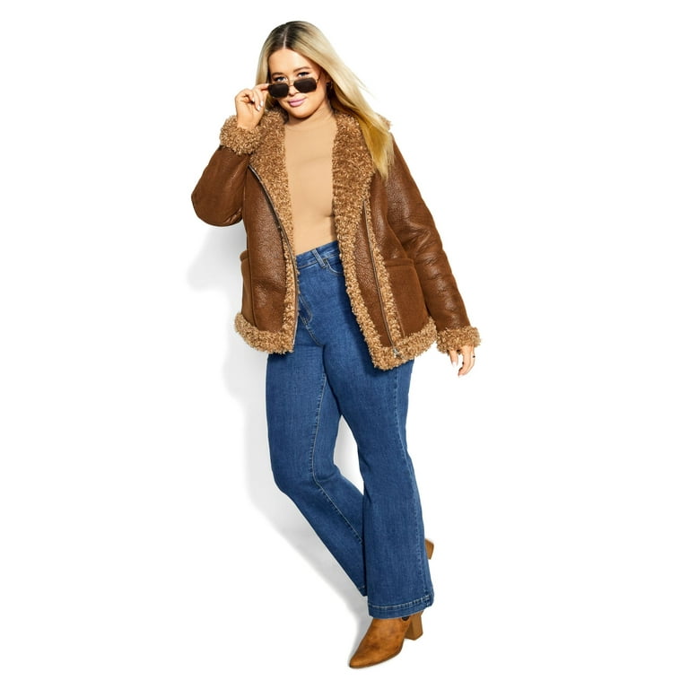 Evans faux hotsell leather jacket