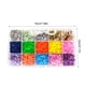 thumbnail image 4 of Inteprter Fabricación de joyas Cuentas Pulseras de colores Materiales de artesanía de bricolaje con caja Trabajo de arte bohemio estético para Artesanía 15 celle Inteprter HA010498-01B, 4 of 6