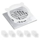 thumbnail image 1 of Colador Para Desagüe Desechables Para De Cabello, Pelo Para Ducha y Bañeras, Paquete De 30 Unidades Ximxi filtro de malla adhesivo desechable, 1 of 3