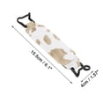 thumbnail image 5 of Unique Bargains 1 Pc Hand-Strap for Kindle Cow Pattern Finger Grip Holder White Light Coffee Color, 5 of 5