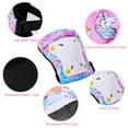 thumbnail image 3 of Knee Pads for Kids Toddler Knee Pads and Elbow Pads Wrist Guards with Drawstring Bag Adjustable Protective Gear Set for Girls Boys Skating Cycling Skateboard Scooter,3-8 Years,Colorful, 3 of 6