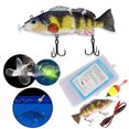 thumbnail image 1 of Cebo Eléctrico Natación Segmento Robótico Señuelo De Pesca Carga Usb Swim Bait Moyic OD014794-02, 1 of 6