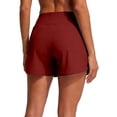 thumbnail image 5 of Swim Shorts for Women High Waisted Tummy Control Board Shorts Quick Dry Bottoms for Tankini Bikini Mix and Match Beachwear, 5 of 5