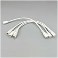 thumbnail image 1 of Tubo LED de 10 piezas, conector de tubo LED T5 T8, cable de extensión de extremo doble macho a macho, cable de conexión de lámpara para tubo fluorescente LED incorporado, portalámparas blanco, 1 of 4