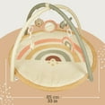 thumbnail image 3 of Hakuna Matte: Baby Play Gym: Jungle Rainbow – Neutrals, Discovery Mirror & 4 Activity Toys, Sensory Playmat & Arch, Extra Thick & Soft, Baby & Toddler, 3 of 5